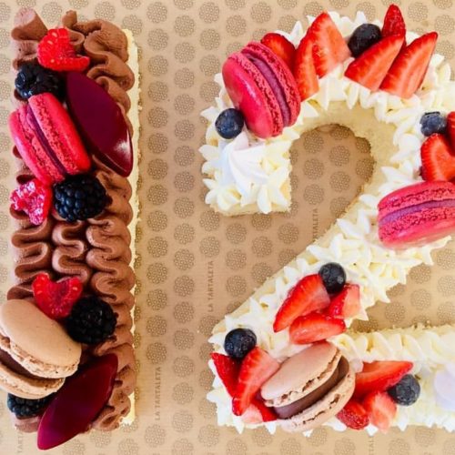 Pastel Cumpleaños Numeros